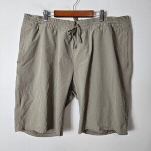 KUHL Men's Size XXL Freeflex Active Shorts Pull-On Drawstring Tan